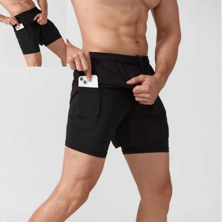 러닝팬츠 투인원러닝쇼츠 러닝쇼츠2in1 스포츠바지 남자여름바지 숏팬츠 여름바지