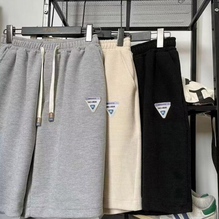 남자여름바지 시원한바지 여름반바지 3컬러 남성 5부팬츠 와이드팬츠 허리밴딩