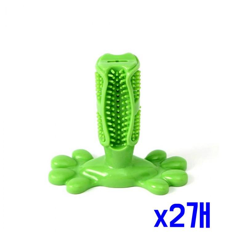 반려견 치석제거 셀프양치 치카토이(그린) x2개