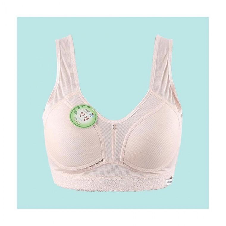루미나D 3153 인견 소프트 몰드 노와이어 여름 스포츠브라