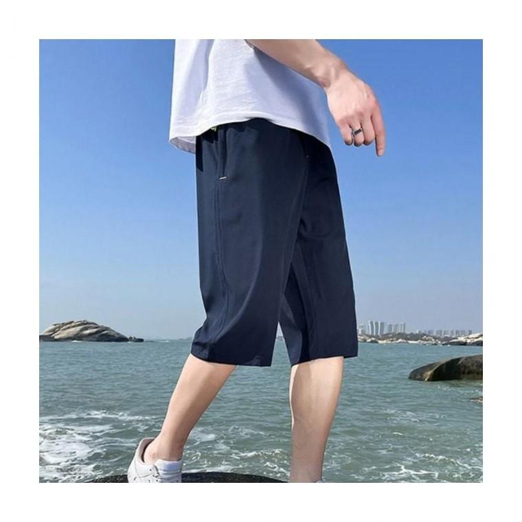 루미나D 여름 아이스 반바지 남자 쿨링 허리밴딩 5부