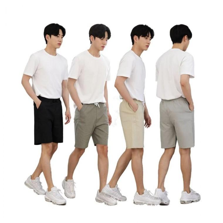 루미나D 여름 린넨반바지 m 3xl 면 마바지 빅사이즈 밴딩