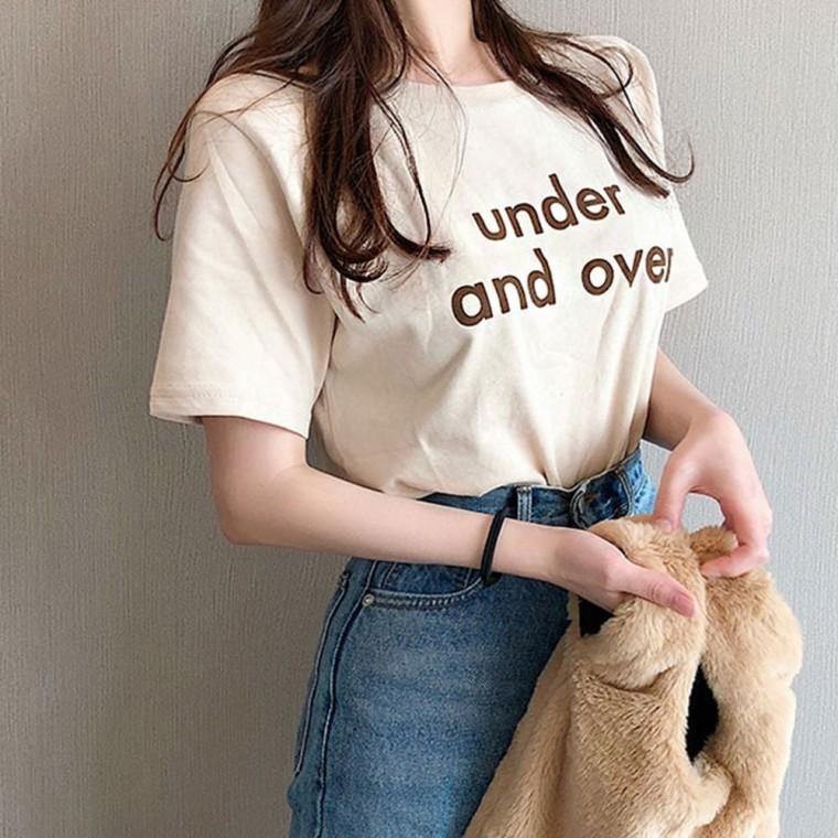 여성면티 여성반팔롱티 여성봄티셔츠 여성박스티 반팔티여성 여성여름티셔츠