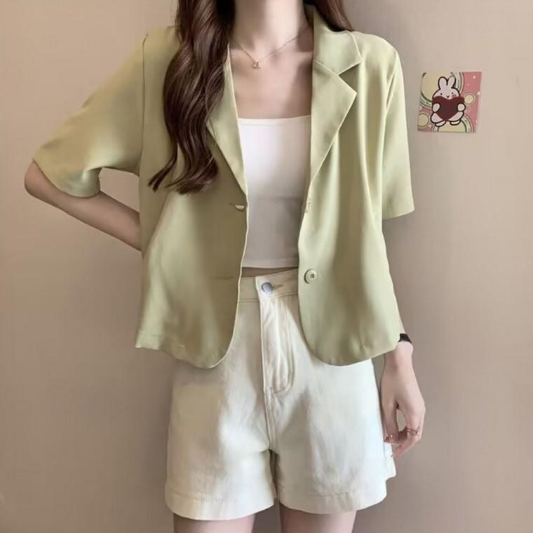 자켓형 여자봄자켓 여자청자켓 여성 4컬러 여름 얇은 여성봄패션 청자켓