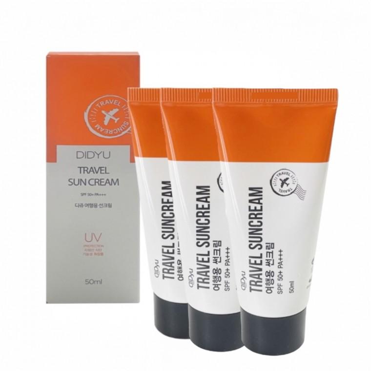 여행용 선크림 50ml x 3개 자외선차단 여행용 휴대용 데일리