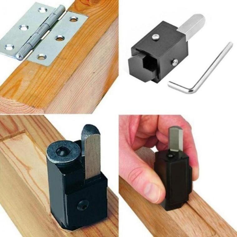 목공 나무 문 DIY 코너치즐 조각 힌지 가구 경첩 직각