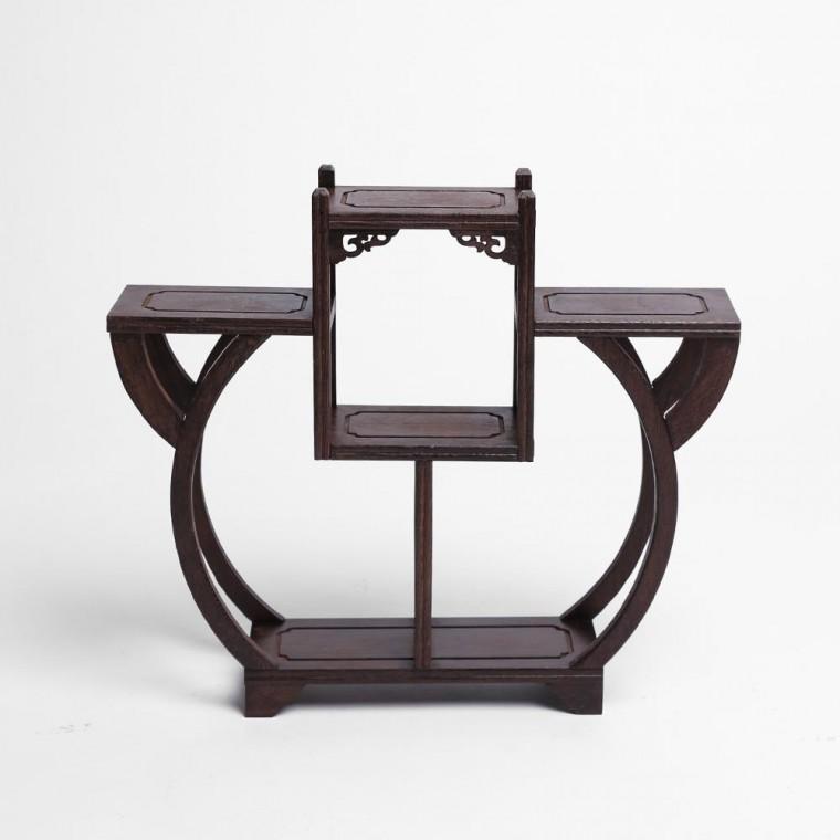 인테리어선반 송화 찻잔 장식장 34x30cm 탁상장식장