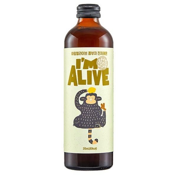 아임얼라이브 콤부차 진저레몬 315ml 프레시코