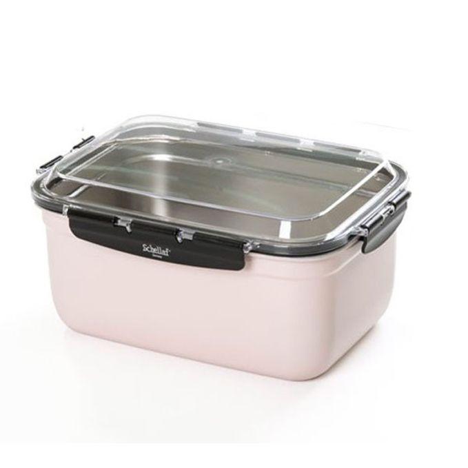 쉐라프 밀폐용기 직사각 스텐 냉장고 반찬통 1.75L