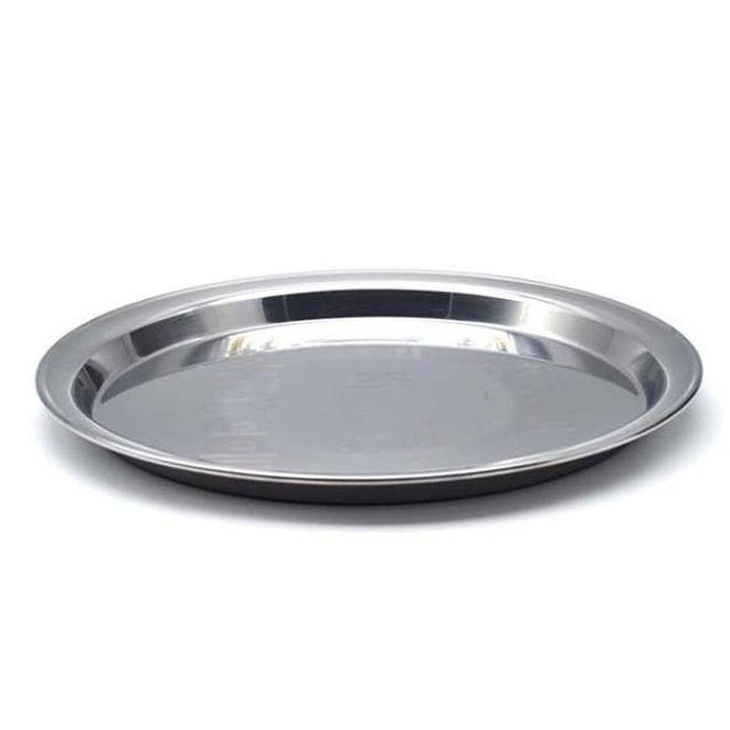 국산 스텐 쟁반 업소 서빙 원형 쟁반 트레이 350mm