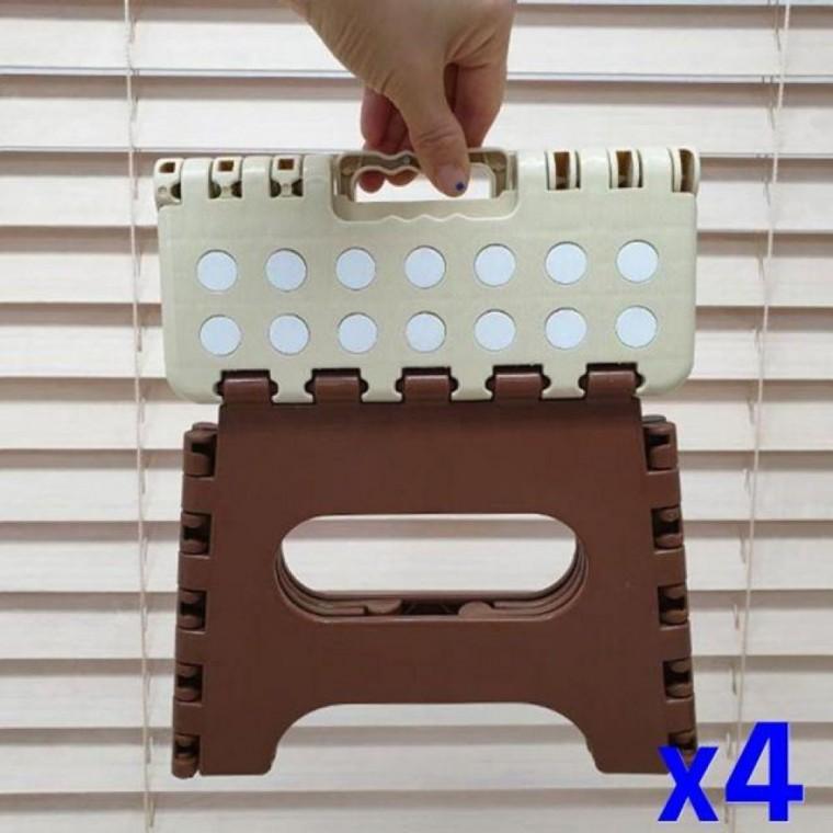 접이식 스툴 의자 소 x4개 간이의자 휴대용의자