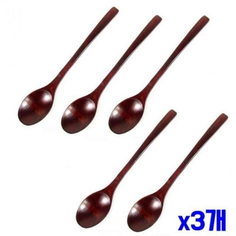 변색이 적은 옻칠 숟가락 5P x3개