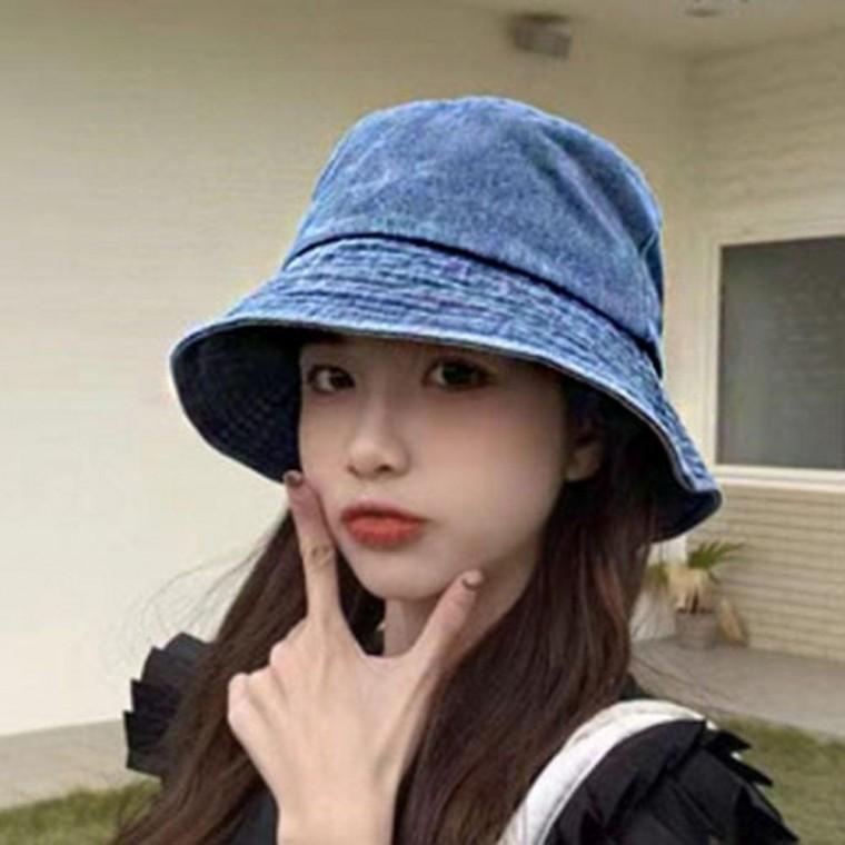 남자 여자 외출 데님 패션 진청 연청 벙거지 모자 힙합 래퍼 니트 스타일 여성 여행