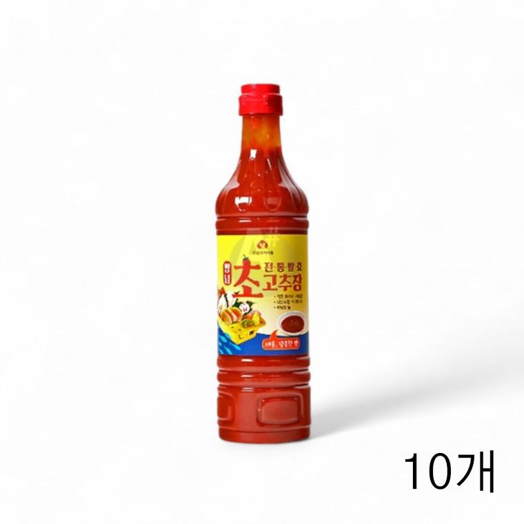 진조미식품 초고추장 1Kg X 10개 회초장 횟집 가정용 식당용 초장양념장 회덮밥 연어회 일식당 이자카야