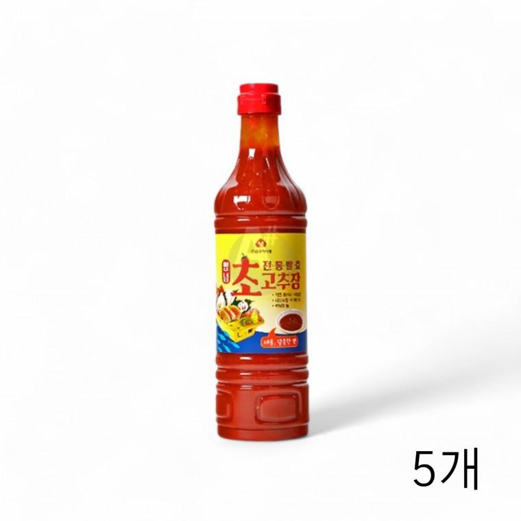 진조미식품 초고추장 1Kg X 5개 회초장 횟집 가정용 식당용 초장양념장 회덮밥 연어회 일식당 이자카야