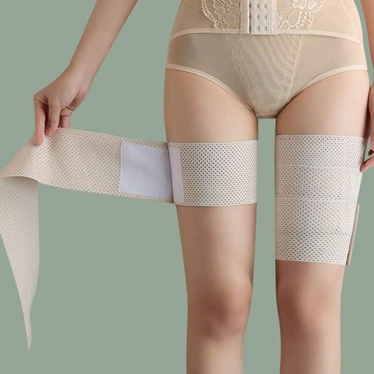 여자 허벅지 군살 보정 슬림 다리 라인 밴드 압박 굵은