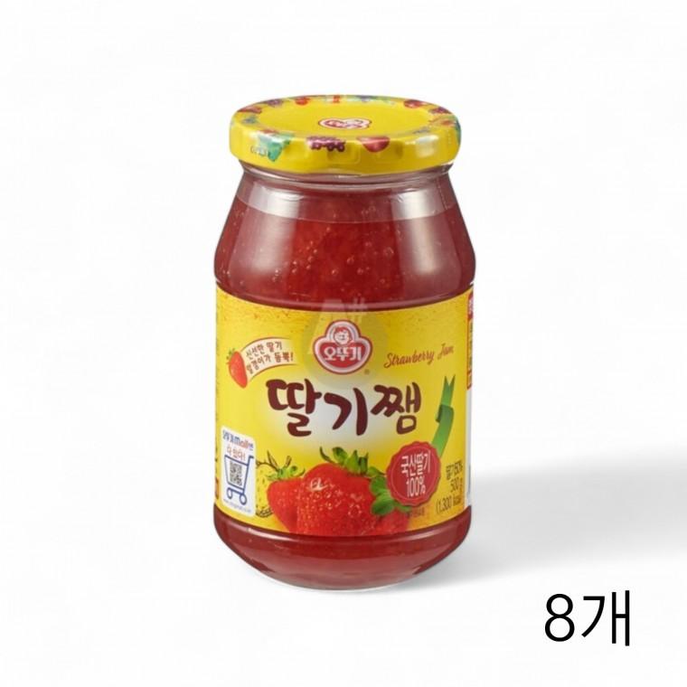 오뚜기 딸기잼 850g X 8개 과일쨈 스트로베리잼 스트로배리 모닝빵잼 간식잼 카페잼 아이들간식 업소용