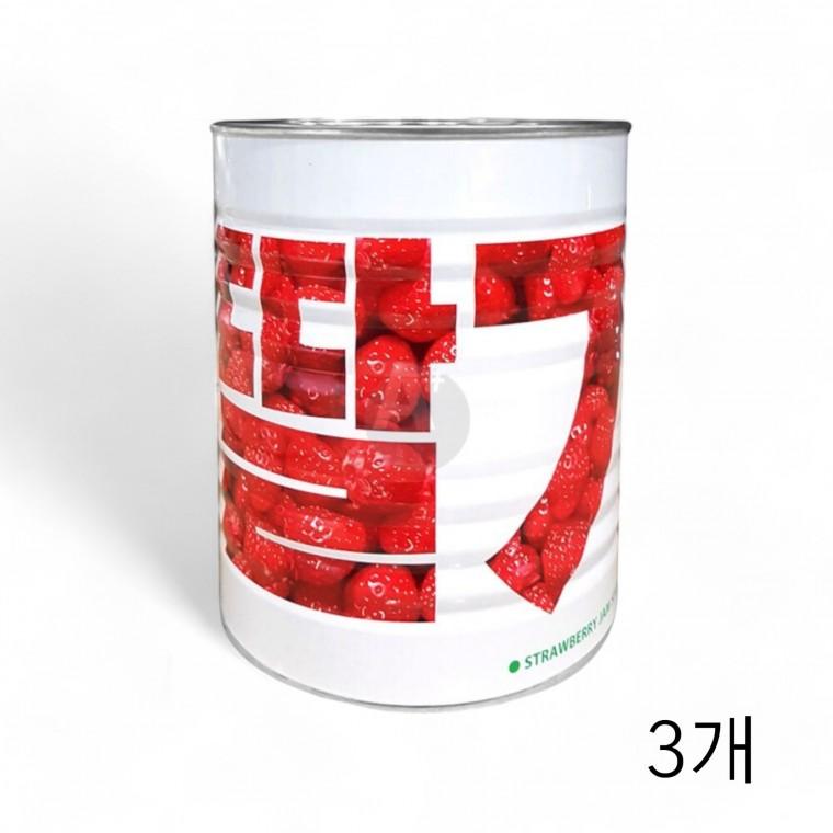 가림산업 딸기잼 3kg X 3개 대용량 업소용딸기쨈 과일잼 스트로베리잼 스트로배리쨈 카페잼 모닝빵잼