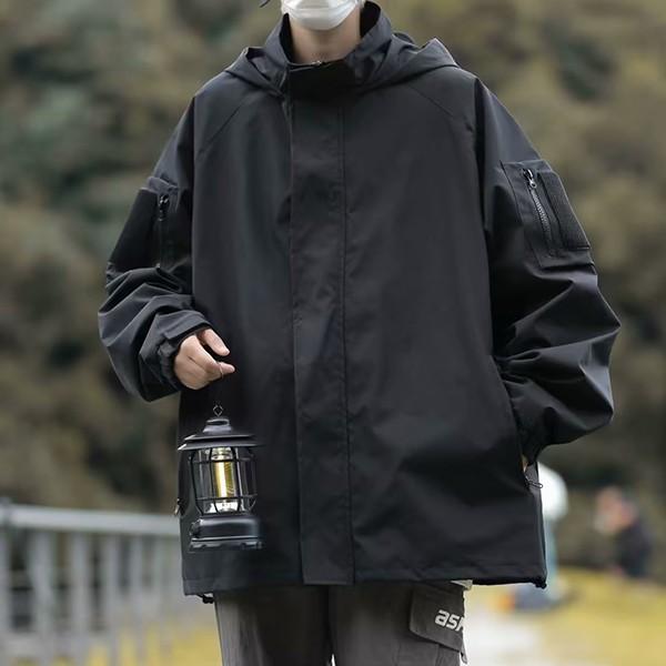 남성 캐주얼자켓 오버핏 스트릿 바람막이 IS-JK33