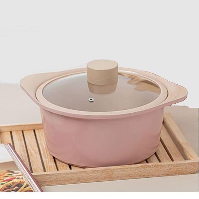 오슬로 냄비 전골 찌게 인덕션 세라믹 양수 냄비 24cm