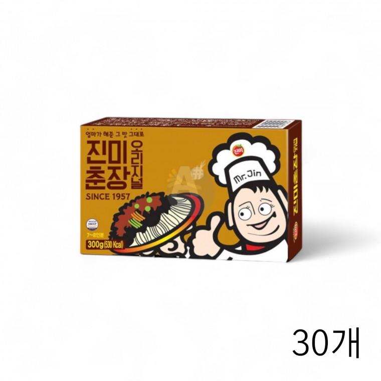 진미 오리지날 춘장 300g X 30개 중식 중화요리 짜장소스 중화춘장 중식당 중식소스 중국집춘장 소포장