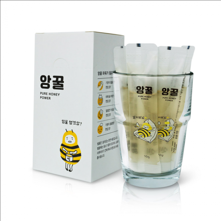 일회용 꽃꿀 아카시아 꿀차 허니스틱 벌꿀
