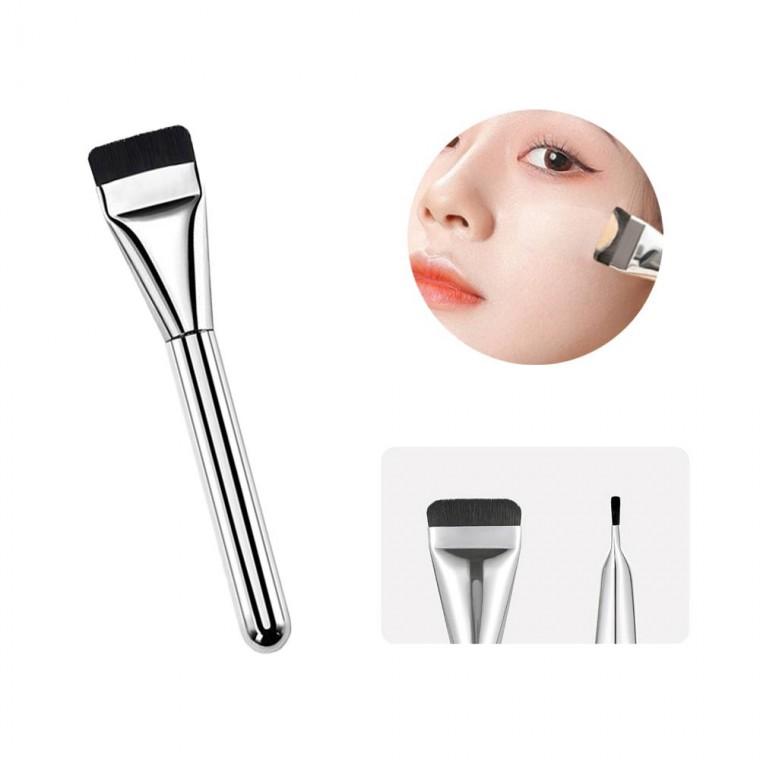 네일아트 납작 일자형 부드러운 모 메이크업 브러쉬