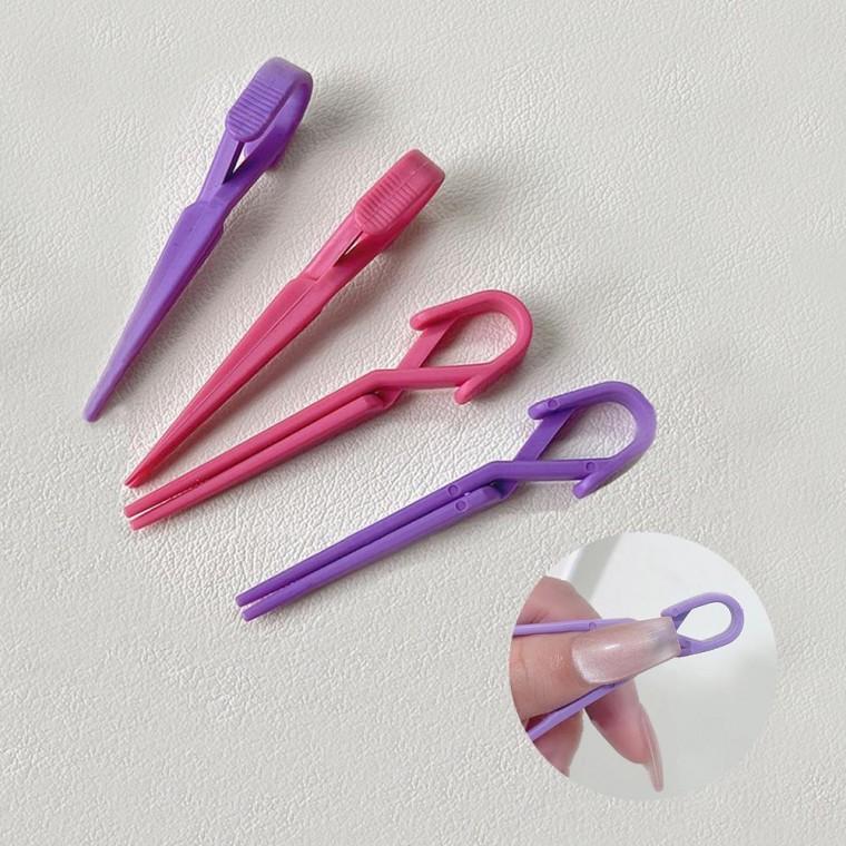 네일아트 셀프 네일연장 쉐이핑 클립 팁집게 40p세트