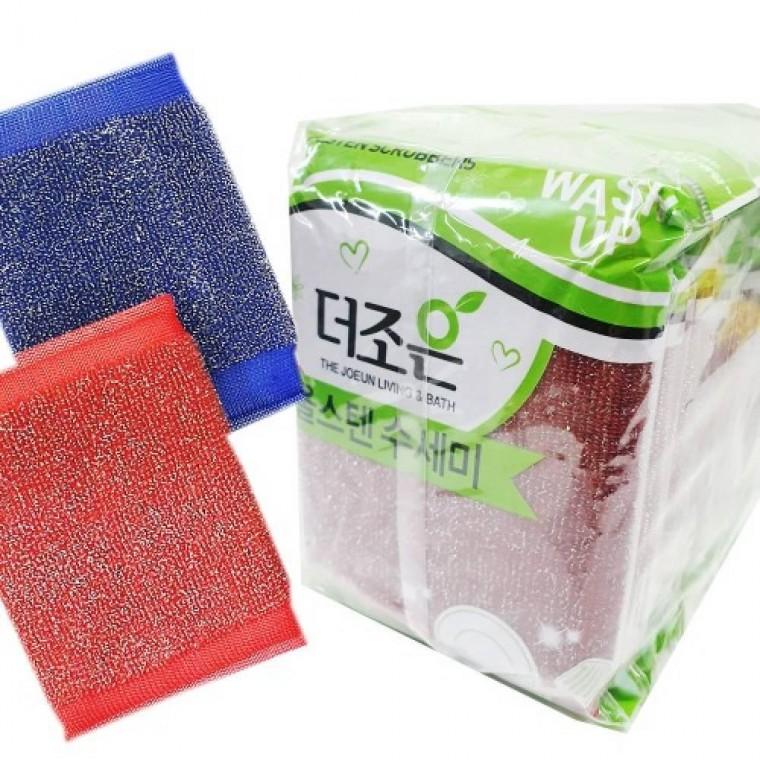 울스텐 수세미 주방 욕실 청소 설거지 1P 포장