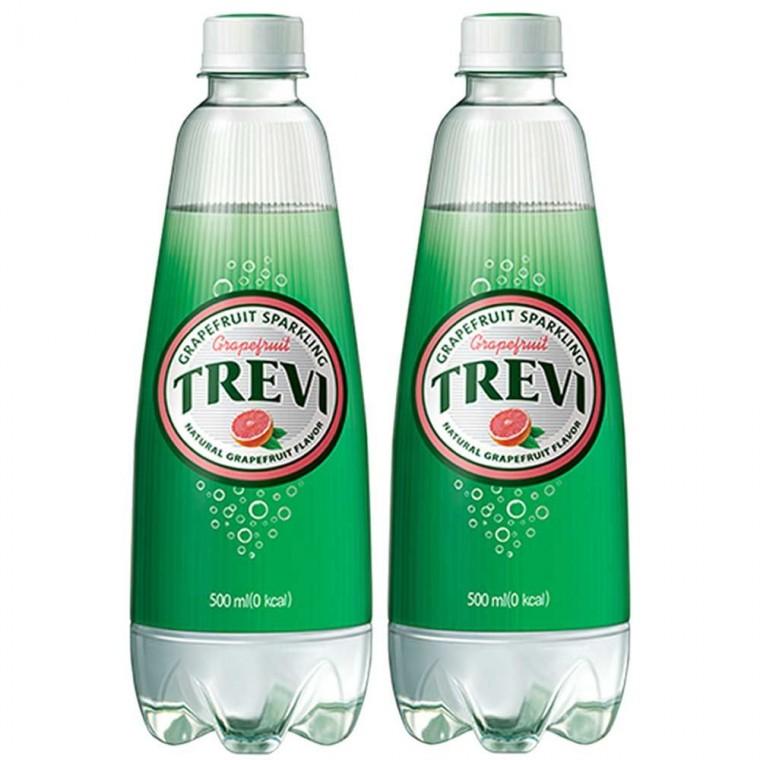 트레비 롯데 자몽 500ml x 12개입 탄산수