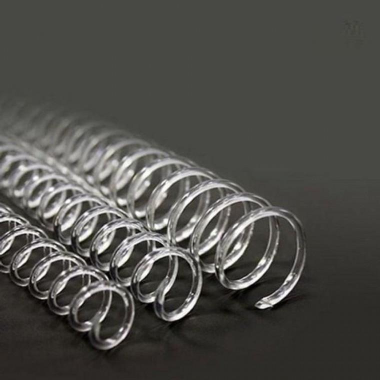 투명 코일링 제본링 제본 스프링 부속 4대1 8mm 1kg