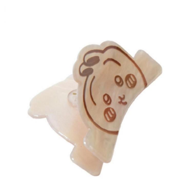 먼작귀 치이카와 얼굴 헤어 집게핀 5EA 캐릭터머리핀 헤어핀
