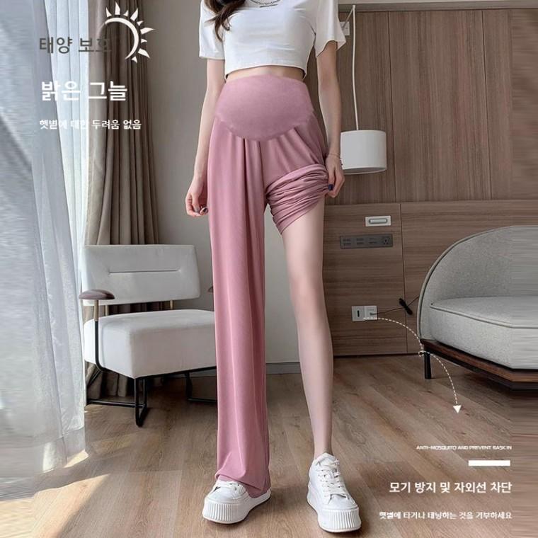 임산부바지 9부 시원한 원단 쿨소재 임산부바지 임부복 시원한소재 임산부요가복 조리원바지