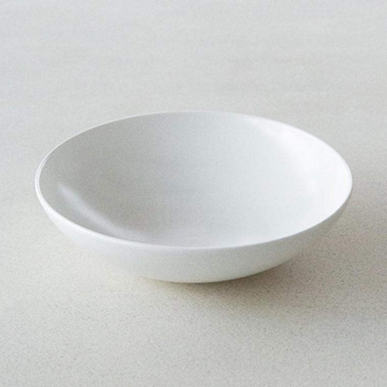 이천도자기 효백자 원형볼 1호 21cm 식기 그릇 플레이트 디저트 파스타 샐러드
