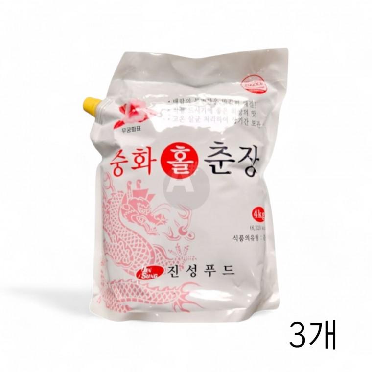 진성푸드 무궁화표 중화홀춘장 4kg X 3개 대용량 중식 업소용 짜장소스 중화요리 중식소스 중식춘장