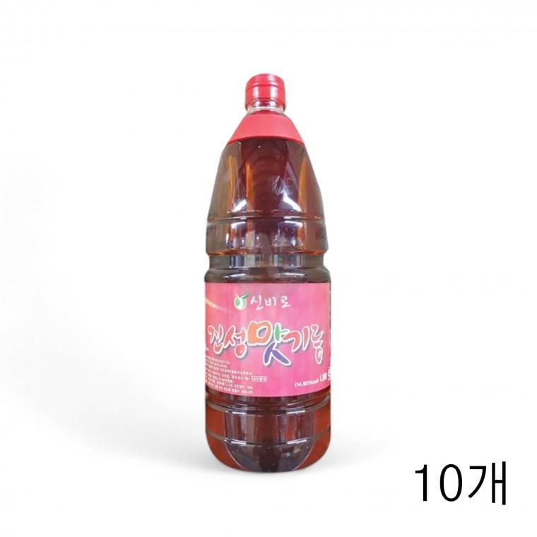 진성 신비로 맛기름 B급 빨간색 1.8L X 10개 대용량 식당용 식자재 향미유 맛기름 진한기름 업소용기름
