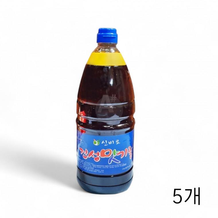진성 맛기름 파란색 1.8L X 5개 식당용 대용량 식자재 고소한 맛향기름 진한기름 찐한기름 업소용기름