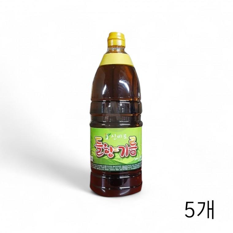 진성 신비로 들향기름 1.8L X 5개 식당용들기름 식자재기름 업소용들기름 향미유 맛기름 고소한들기름