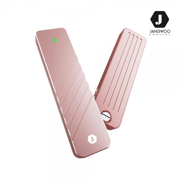 JW-i9 PRO 로즈골드 C타입 10G M.2 NVMe SSD 외장케이스