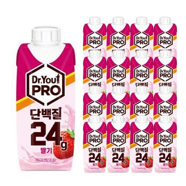 닥터유프로 단백질드링크 딸기 250mlx24입 오리온