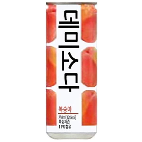동아오츠카 데미소다 복숭아 250mlx30캔