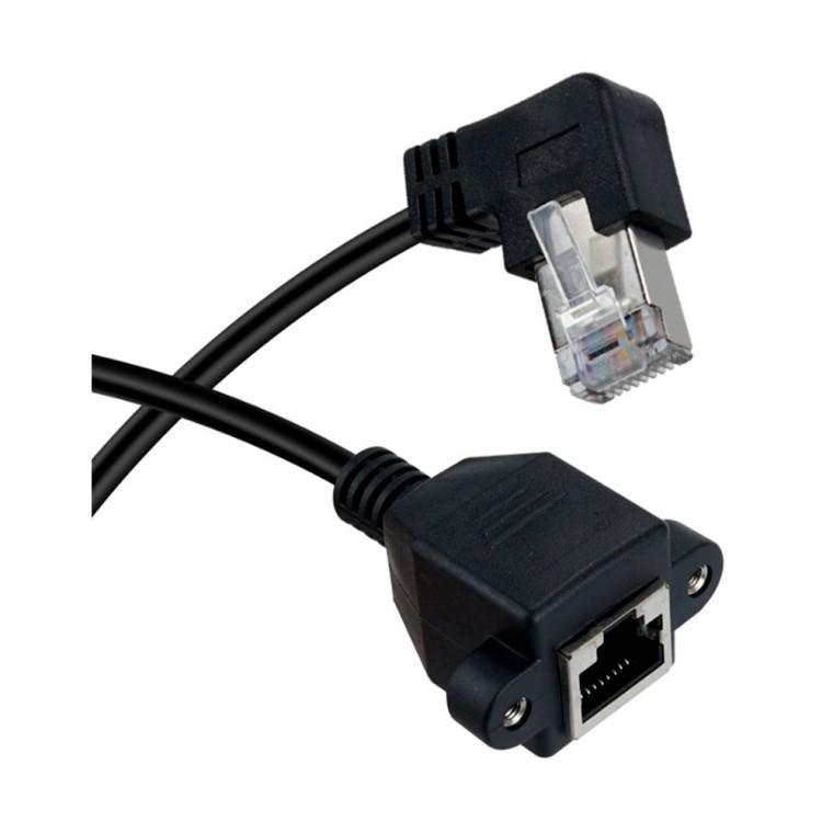 RJ45 포트 연장 케이블 CAT 5 30cm MF 장착용 브라켓 월플레이트
