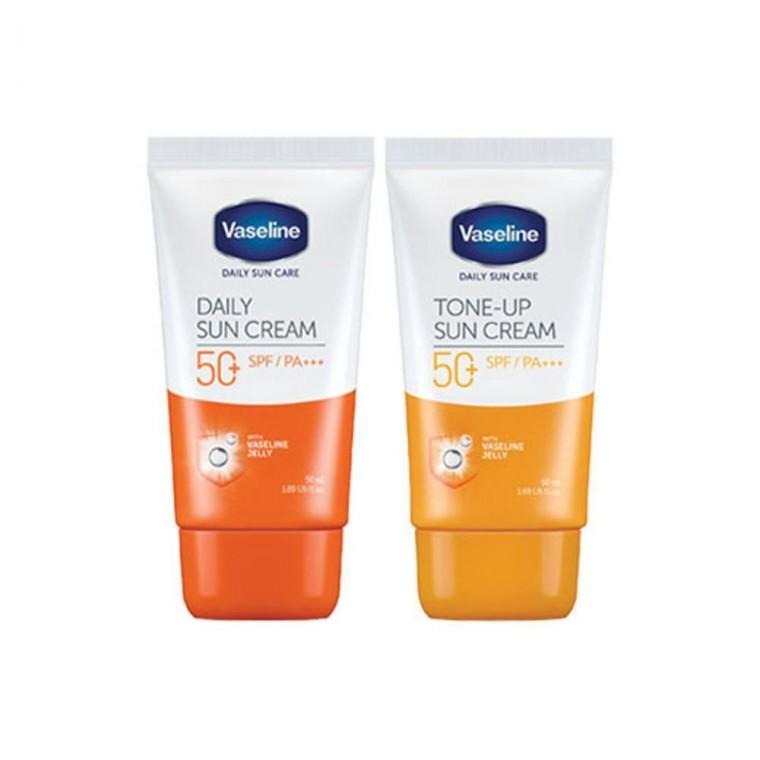 50ml 선크림 바세린 데일리 톤업크림 SPF50