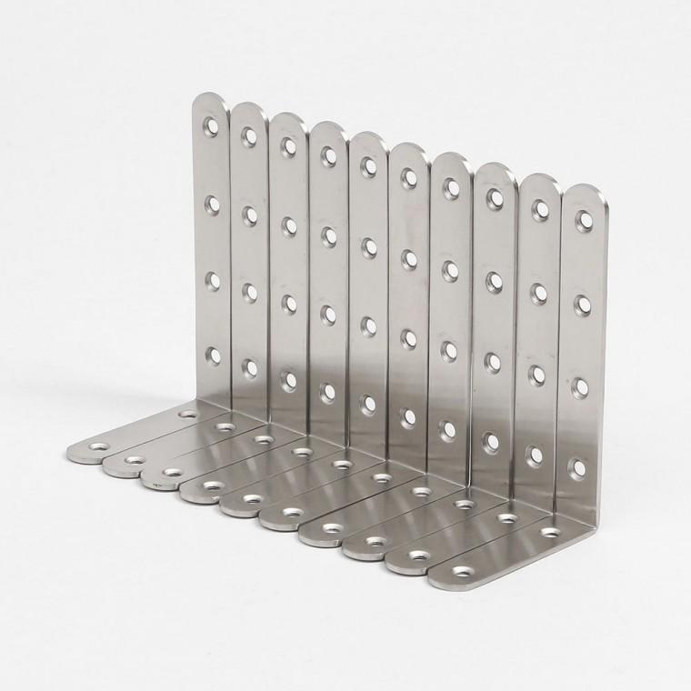 영달철물 스텐꺽쇠 코너철 10p세트(125x75mm)