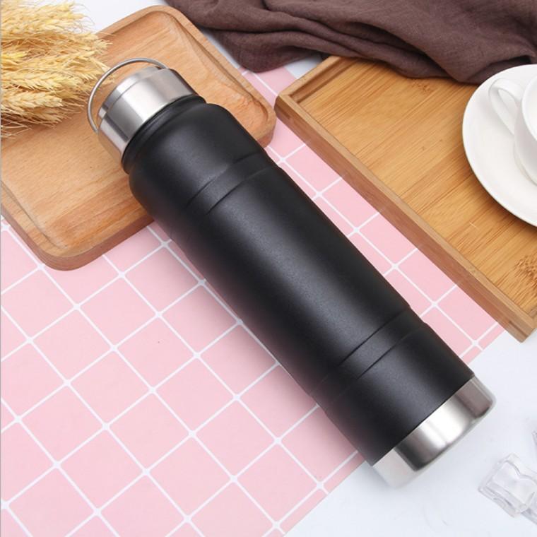 메이트 이중스텐 보온병 750ml (블랙)