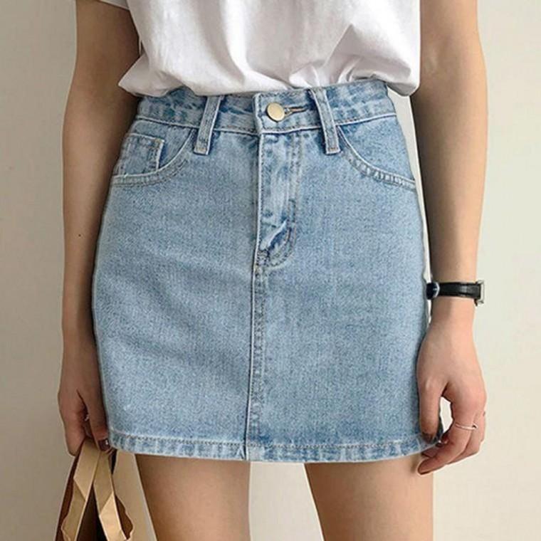 워싱데님 미니청치마 중청 스커트 미니 캐 진청 연청