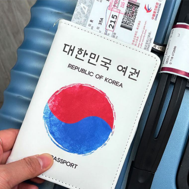 여행용 태극기 패스포트 케이스 한국 여권지갑 여권커버 소지품