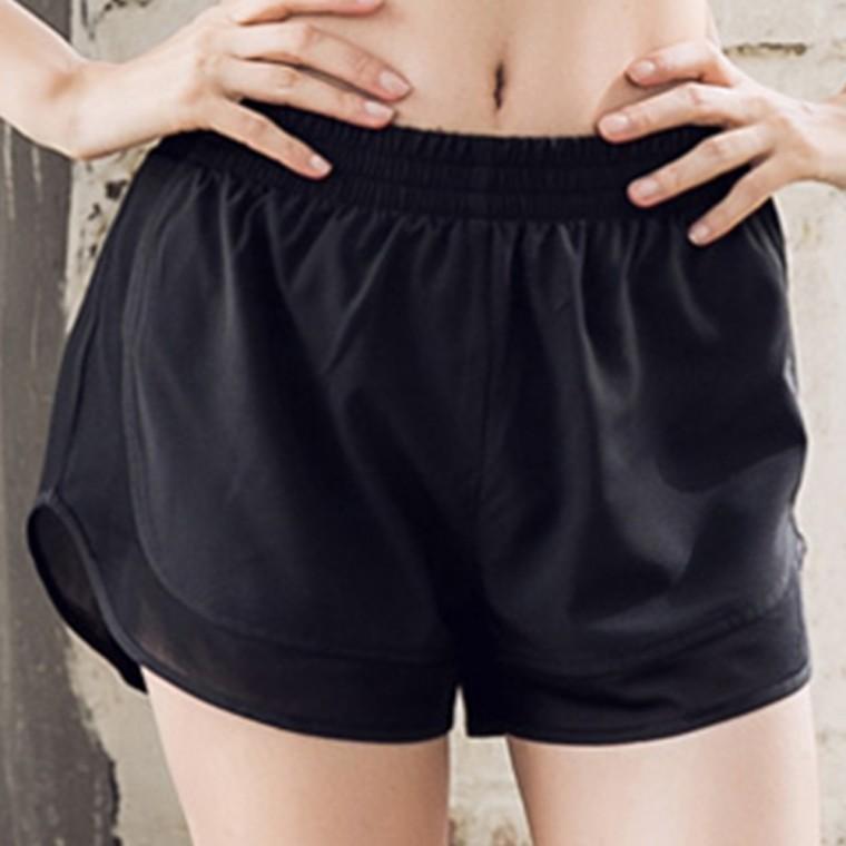 여자 여성 반바지 밴딩 바지 팬츠 운동 스포츠 웨어 캐주얼 홈 트레이닝 하의 기본 베이직 데일리 일상 러