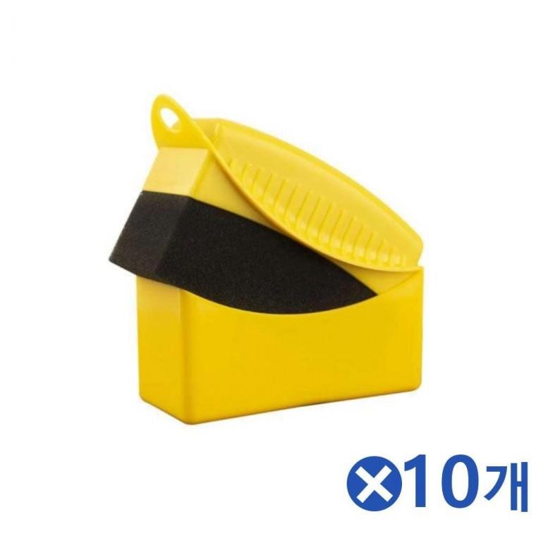 자동차 타이어 광택 세차 스폰지 스펀지 10개
