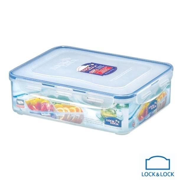 L 834C 락앤락 밀폐 용기 김치통 밀폐통 찬통 플라스틱 직사각 3.9L(4칸형)